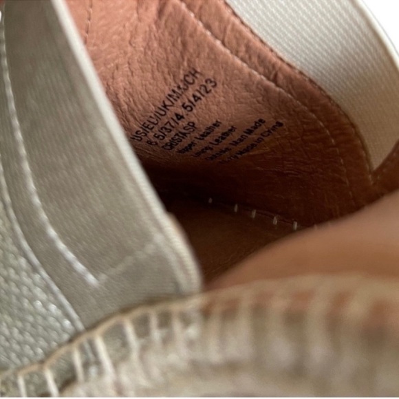 GENTLE SOULS by Kenneth Cole Women's Espadrille Wedge,Elastic Ankle Strap Sz 6.5 - Picture 8 of 9